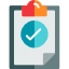 This icon is a checklist used to help display lender information on our private student loans page.
